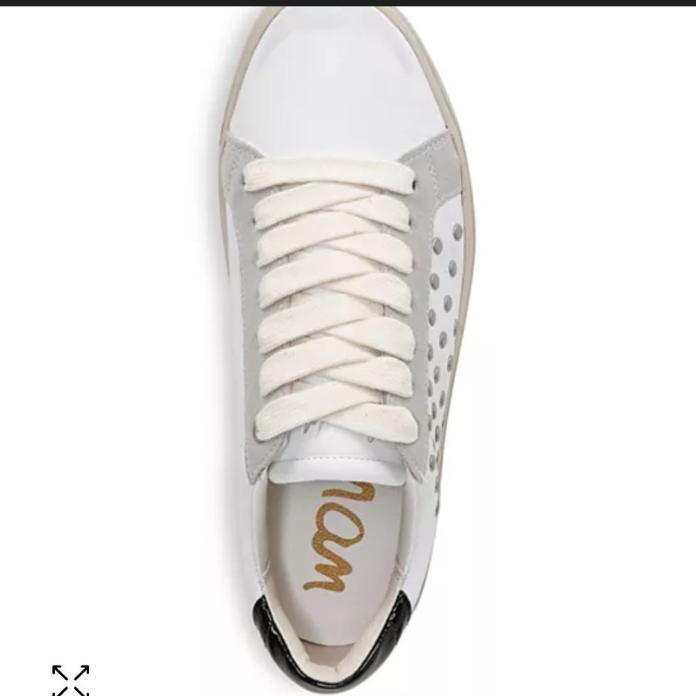 Sam Edelman Women's Esme Embellished Sneakers size 8.5 LIKE NEW - Picture 4 of 5